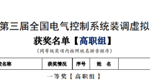 喜报：BB贝博学子荣获第三届“同立方”杯全国电气控制系统装调虚拟仿真技能大赛一等奖！